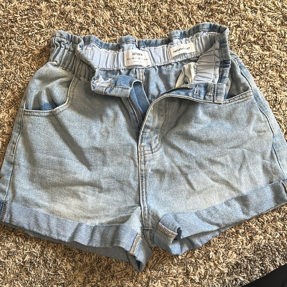 Cotton on Paperbag Jean shorts
